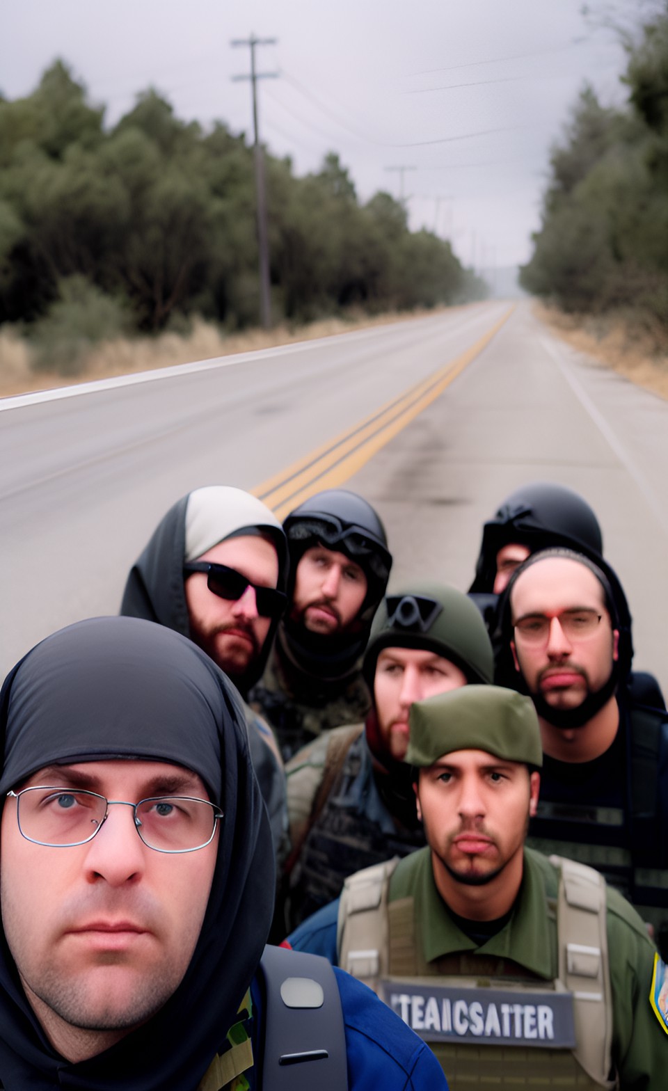 white american terrorist group selfie preview