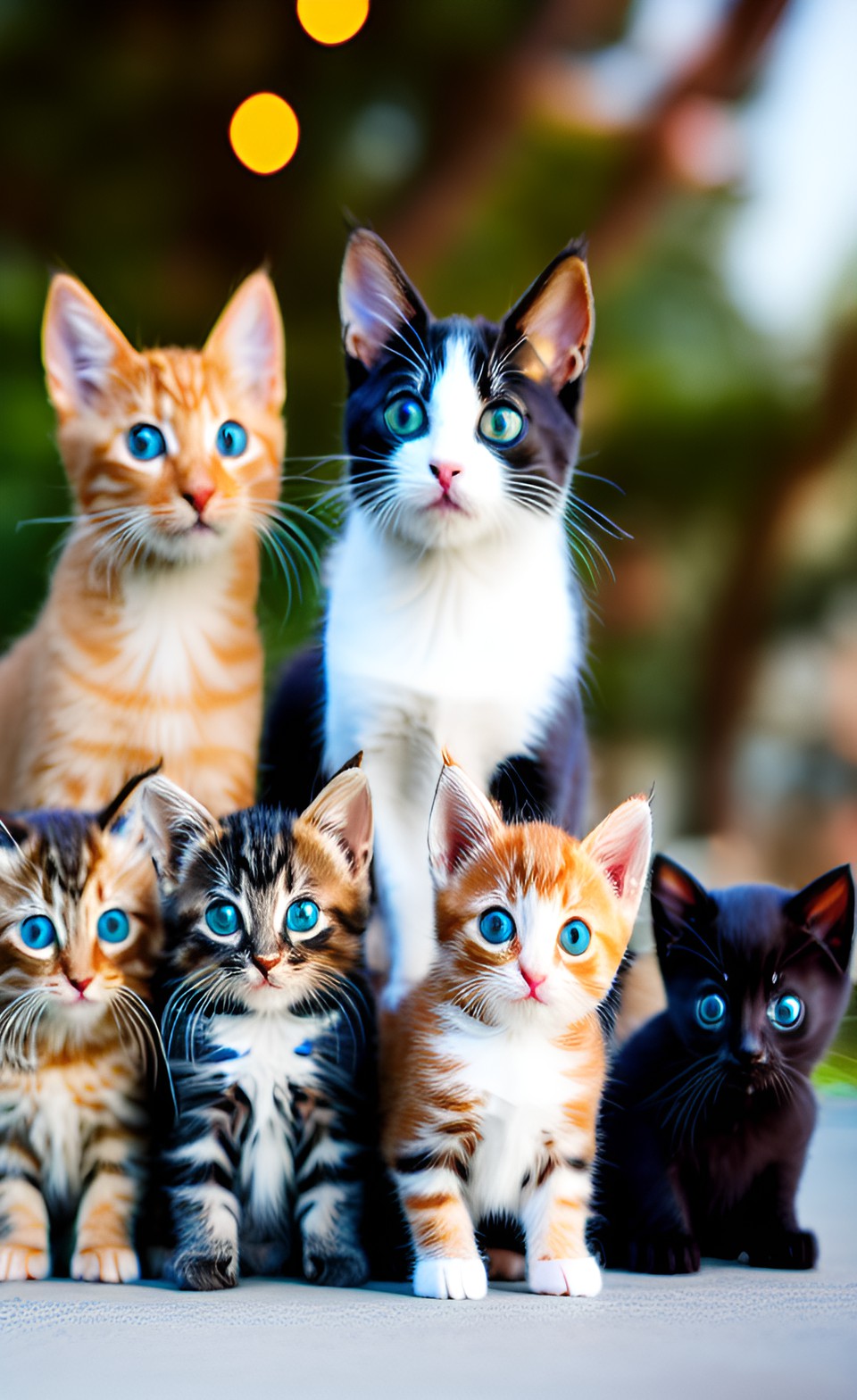 kitten group selfie preview