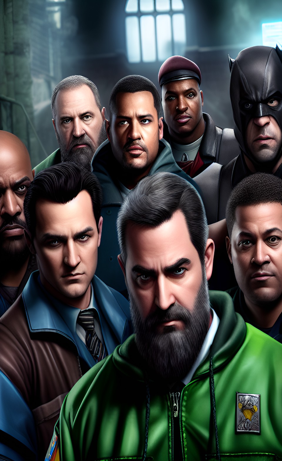 prisoners of arkham group selfie preview