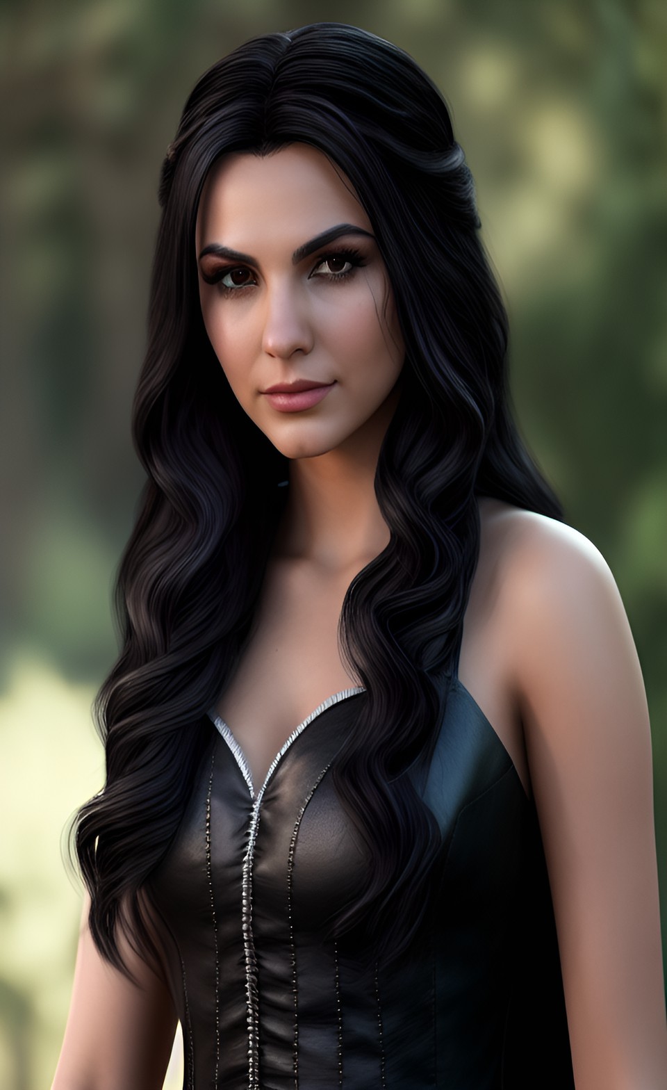 victoria justice as yennefer of vengerberg | 8k, hyper realistic, hyper details, uhd, hdr preview