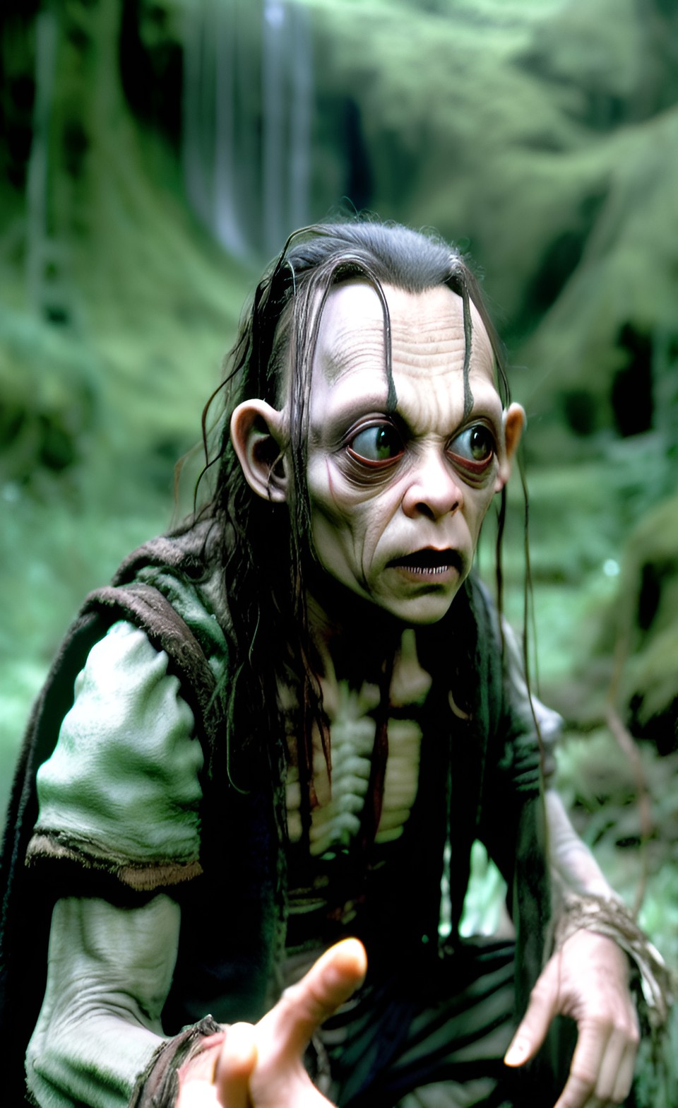 johnny depp as golum in the lord of the rings preview