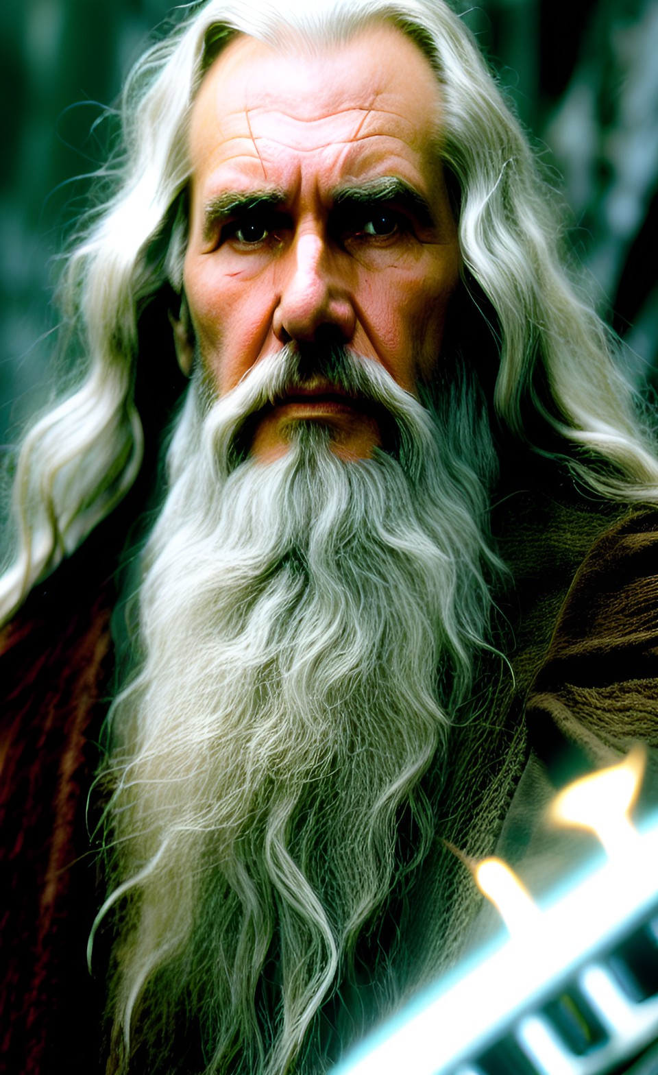 harrison ford as evil saruman in lord of the rings preview