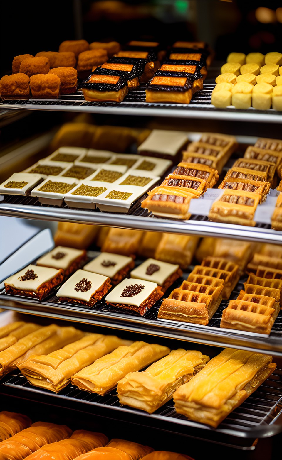 baklava bakery display preview