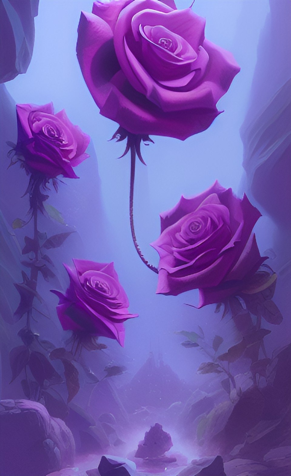 purple roses preview