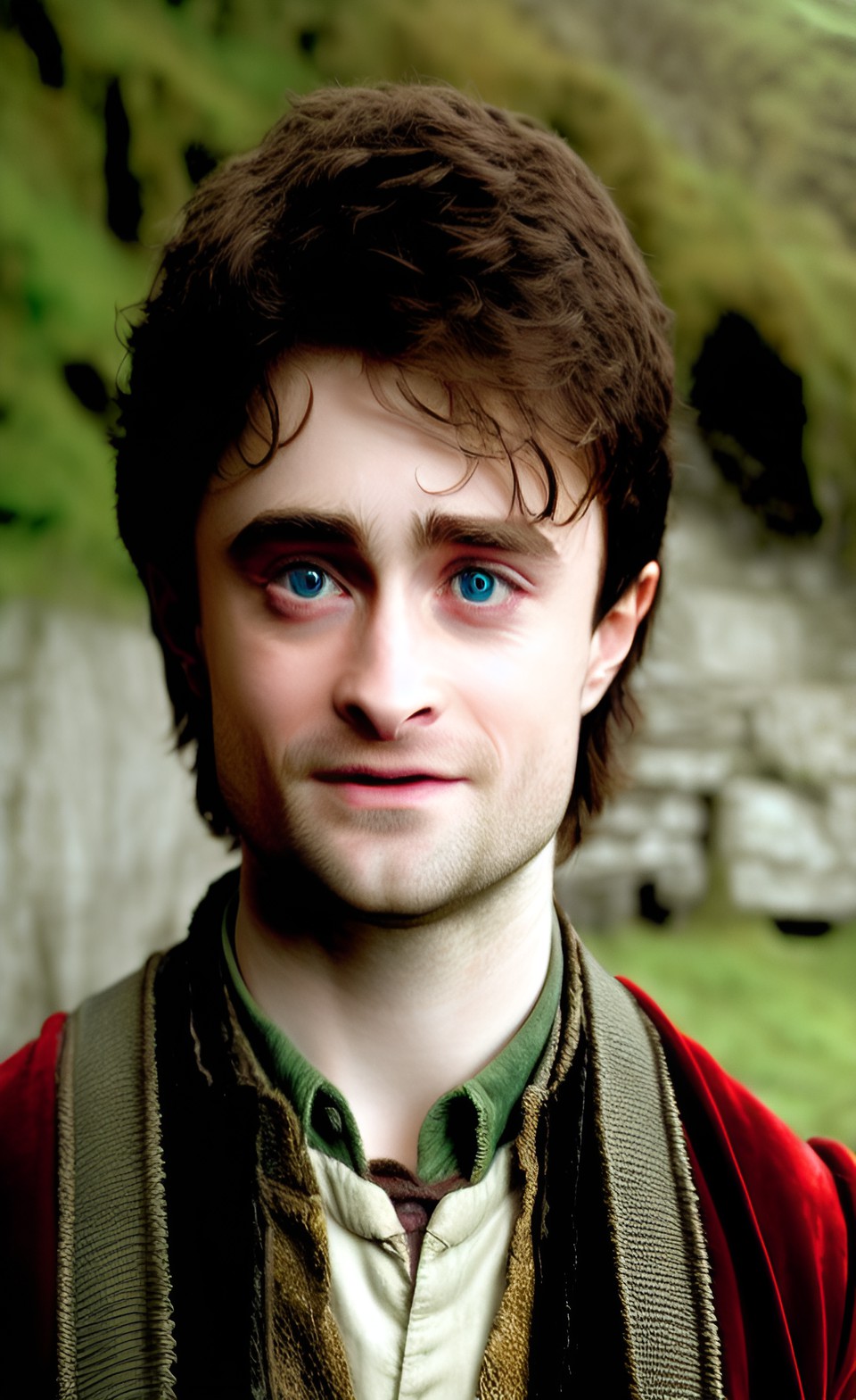 daniel radcliffe as the hobbit frodo in the lord of the rings preview