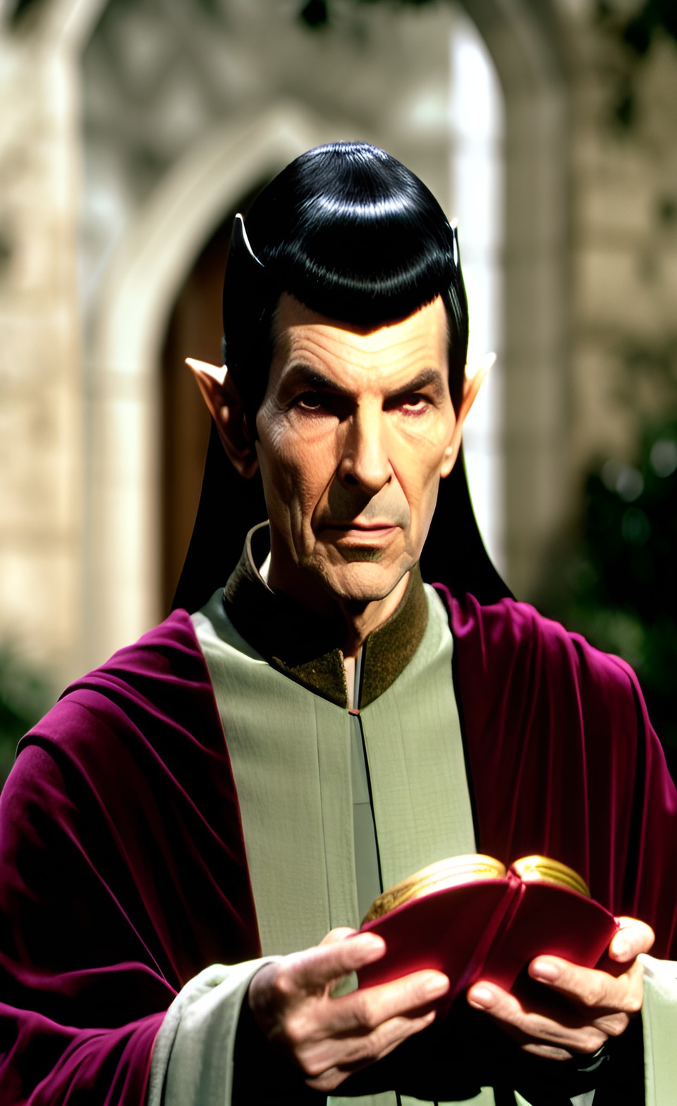 leonard nimoy as elrond in the lord of the rings preview