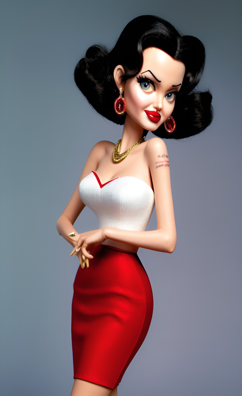 angelina jolie as betty boop preview