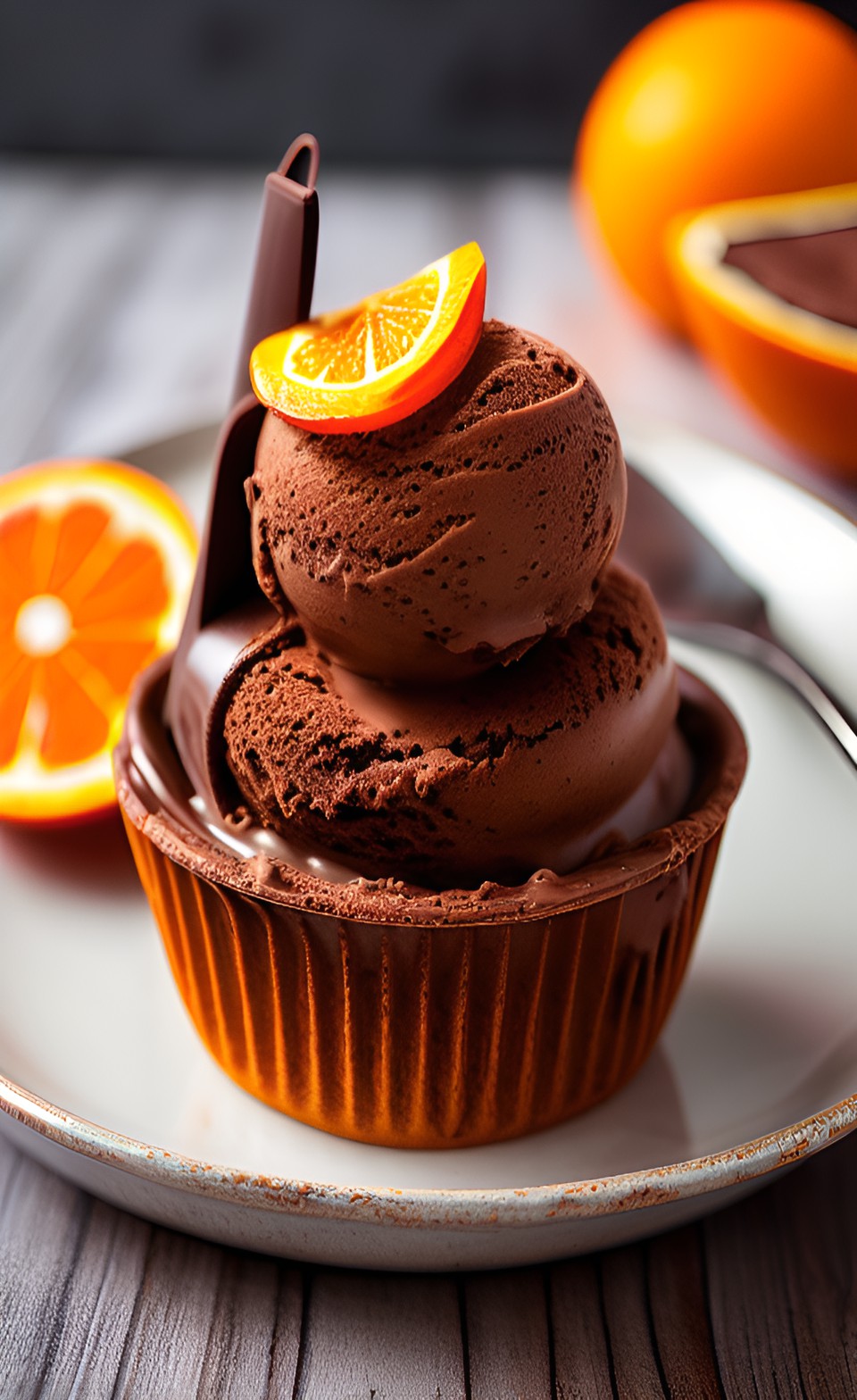 chocolate orange ice cream preview