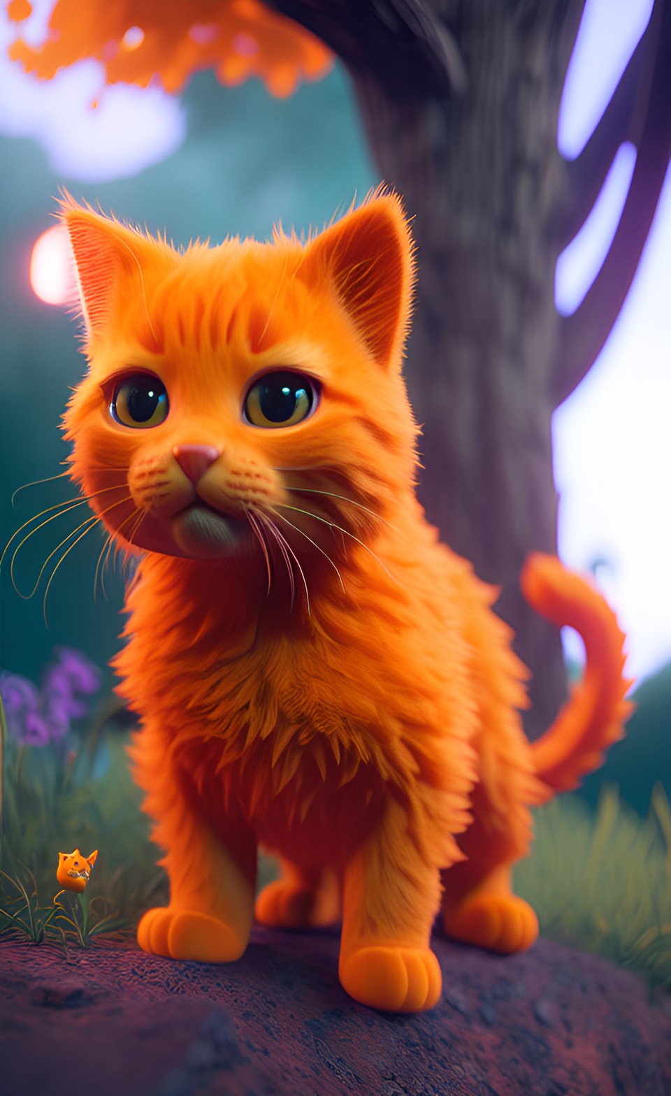 orange kitty like garfield preview