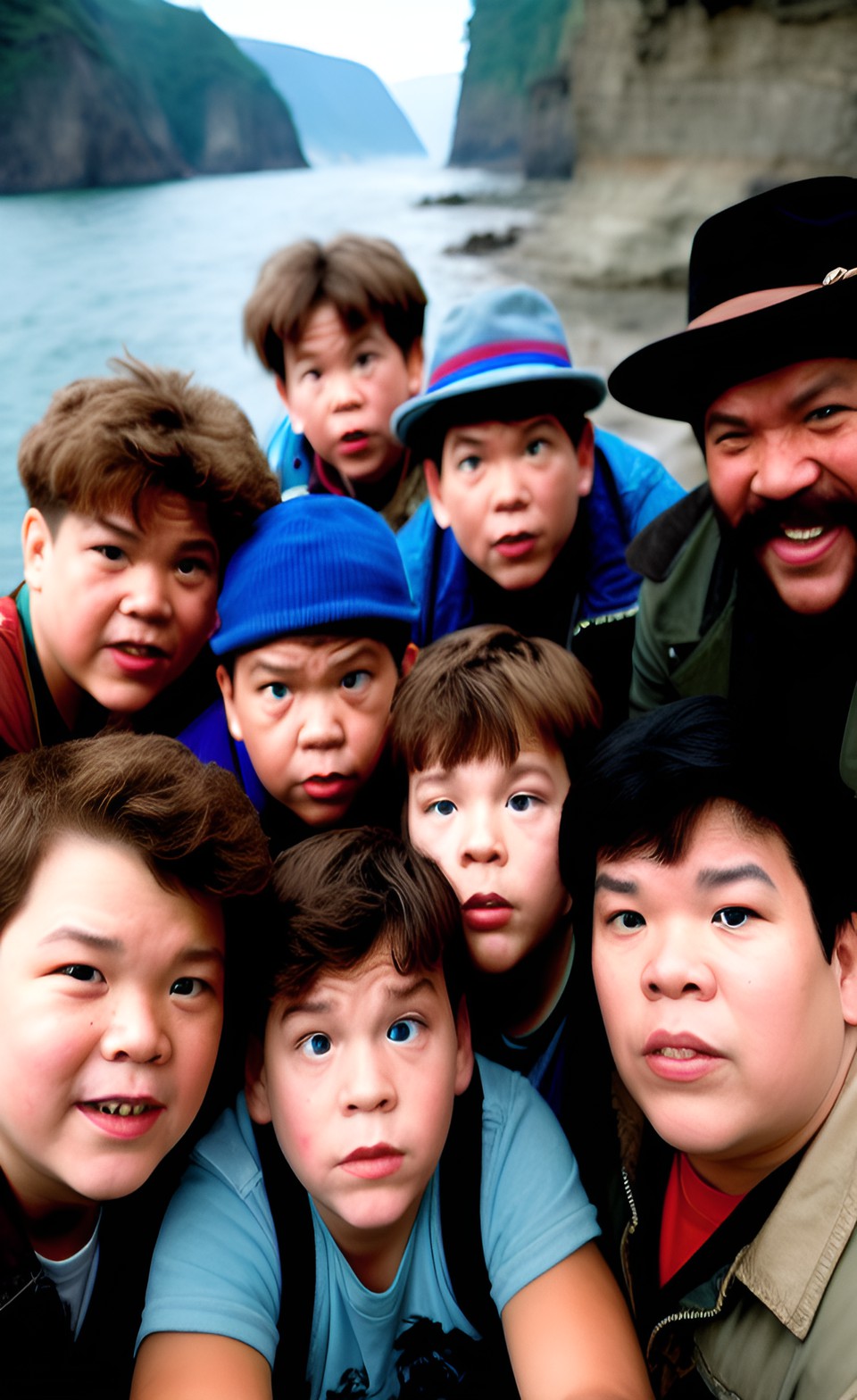 goonies group selfie preview