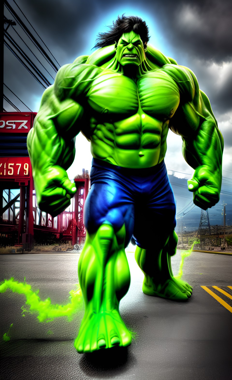 high voltage hulk preview