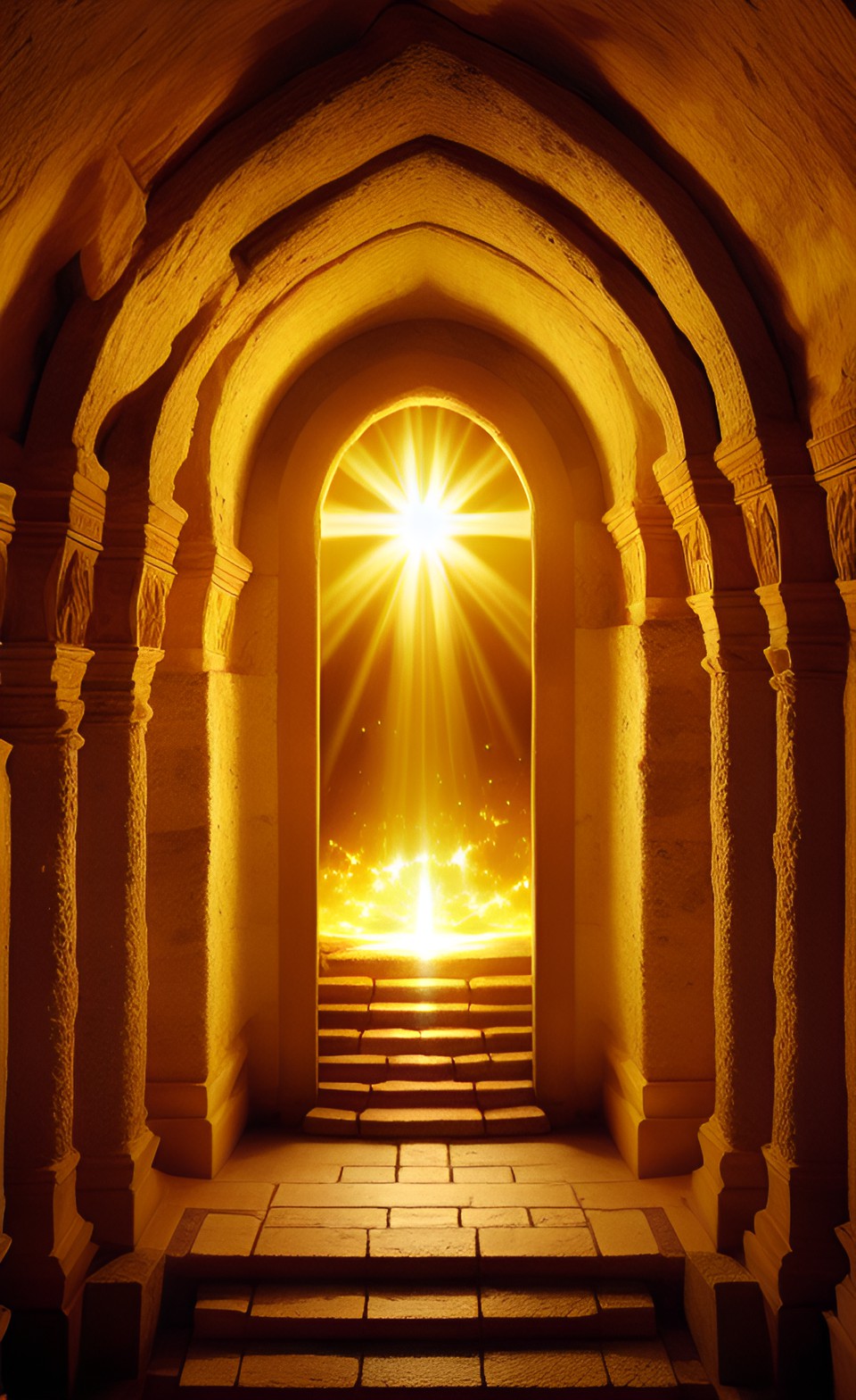 dawn of the first day, creation of light, resurrection, glorification, solar flare, jesus as apollohelios, gold, cathedrals and catacombs preview