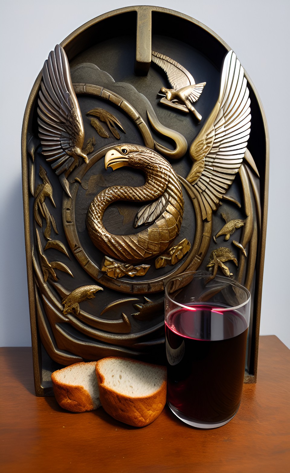 bread and wine, birds and fish, eagle and sea serpent, tin and bronze, zeus and thor, ascension preview