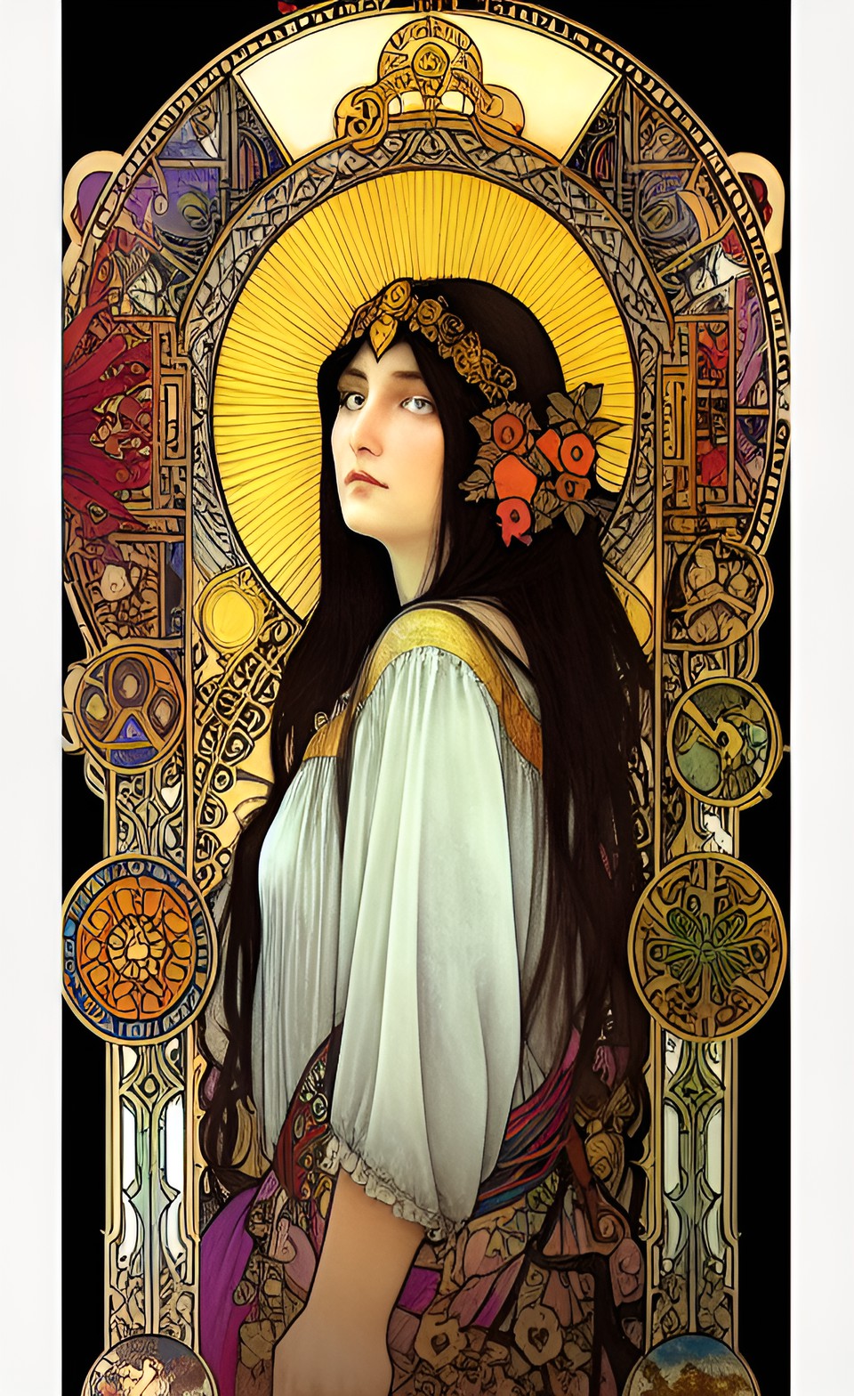 tarots, mucha style preview