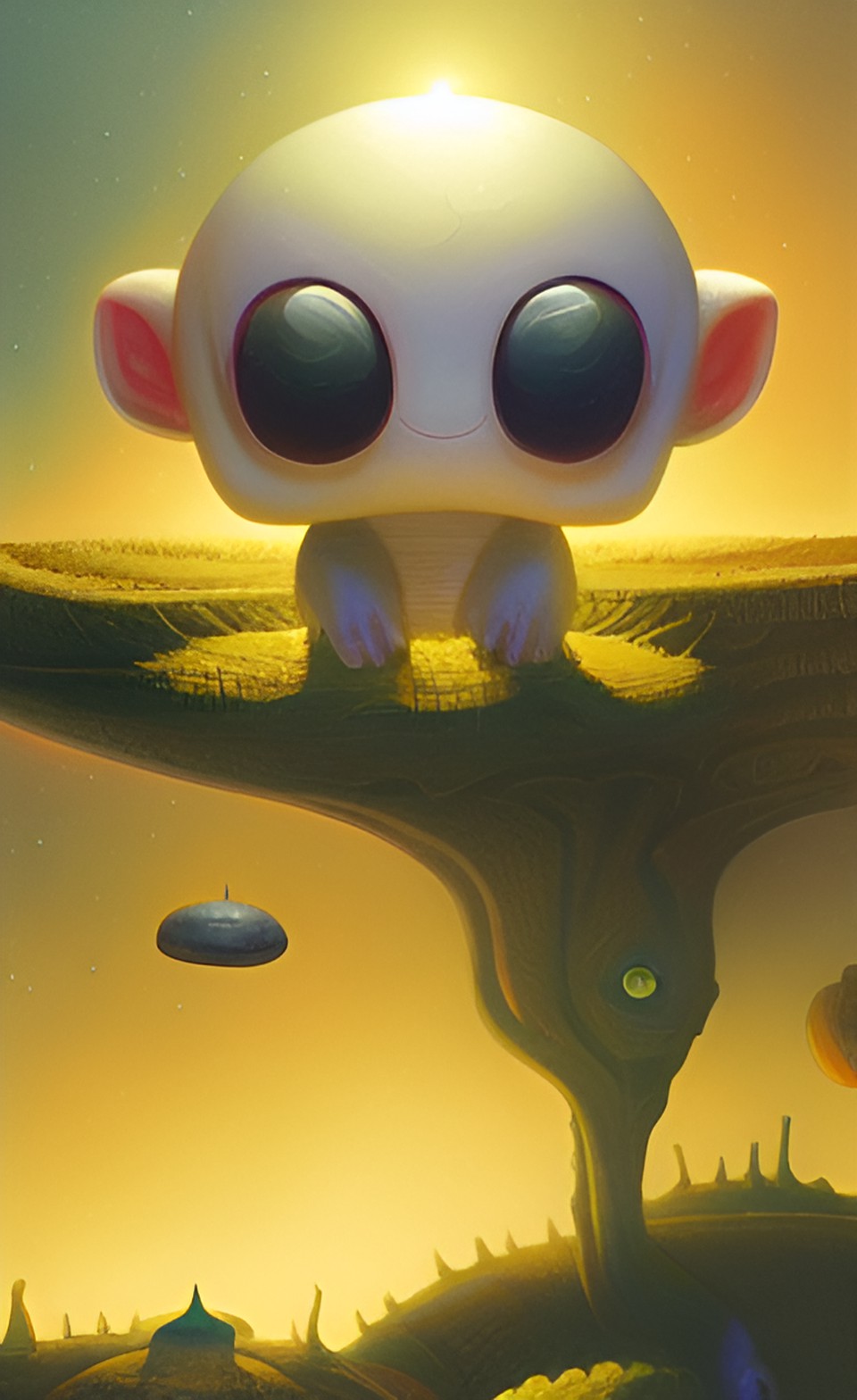 adorable cuddly small alien creature preview