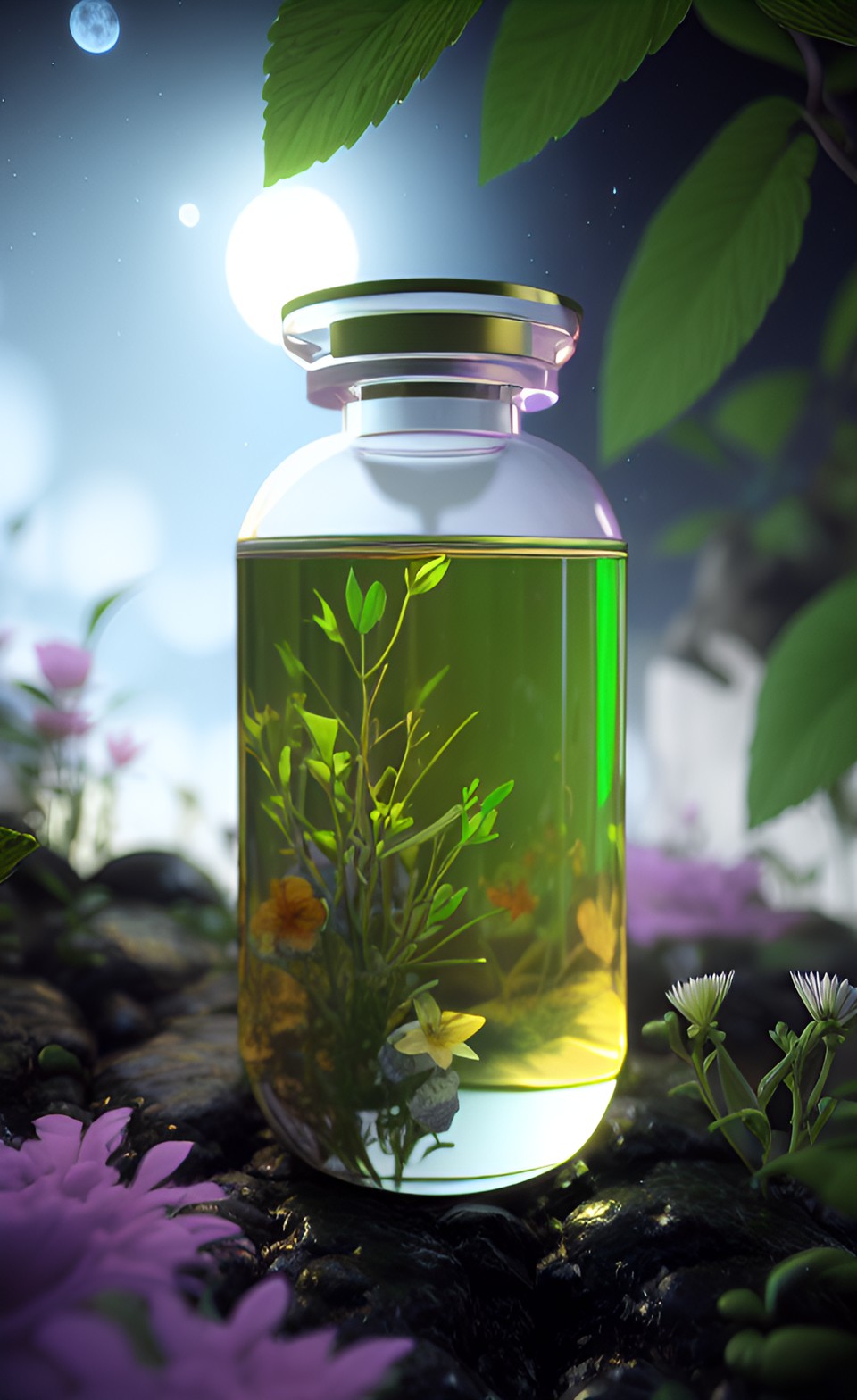 Moonflower Potion - vial of flora moonlight preview