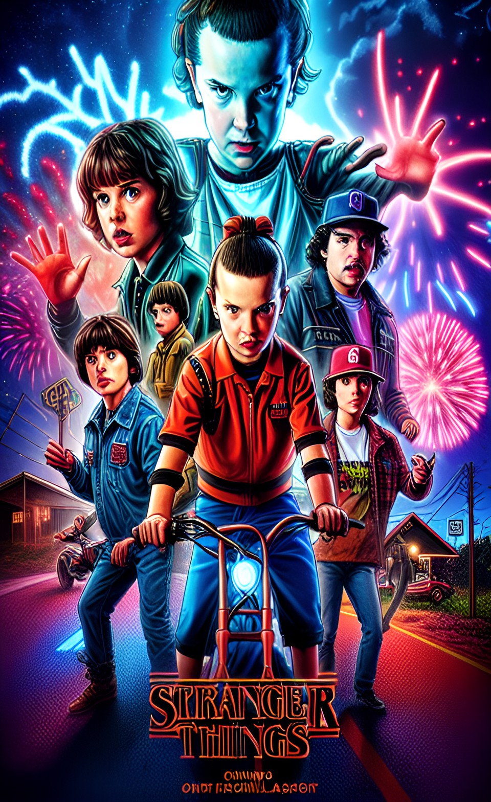 Stranger things - stranger things as cartoon preview