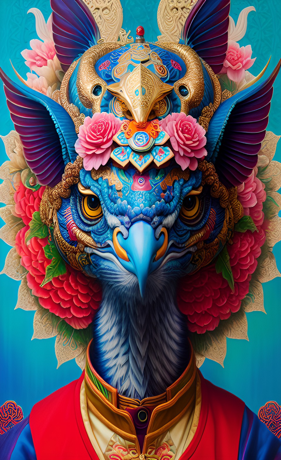 chinese zodiac rooster head preview