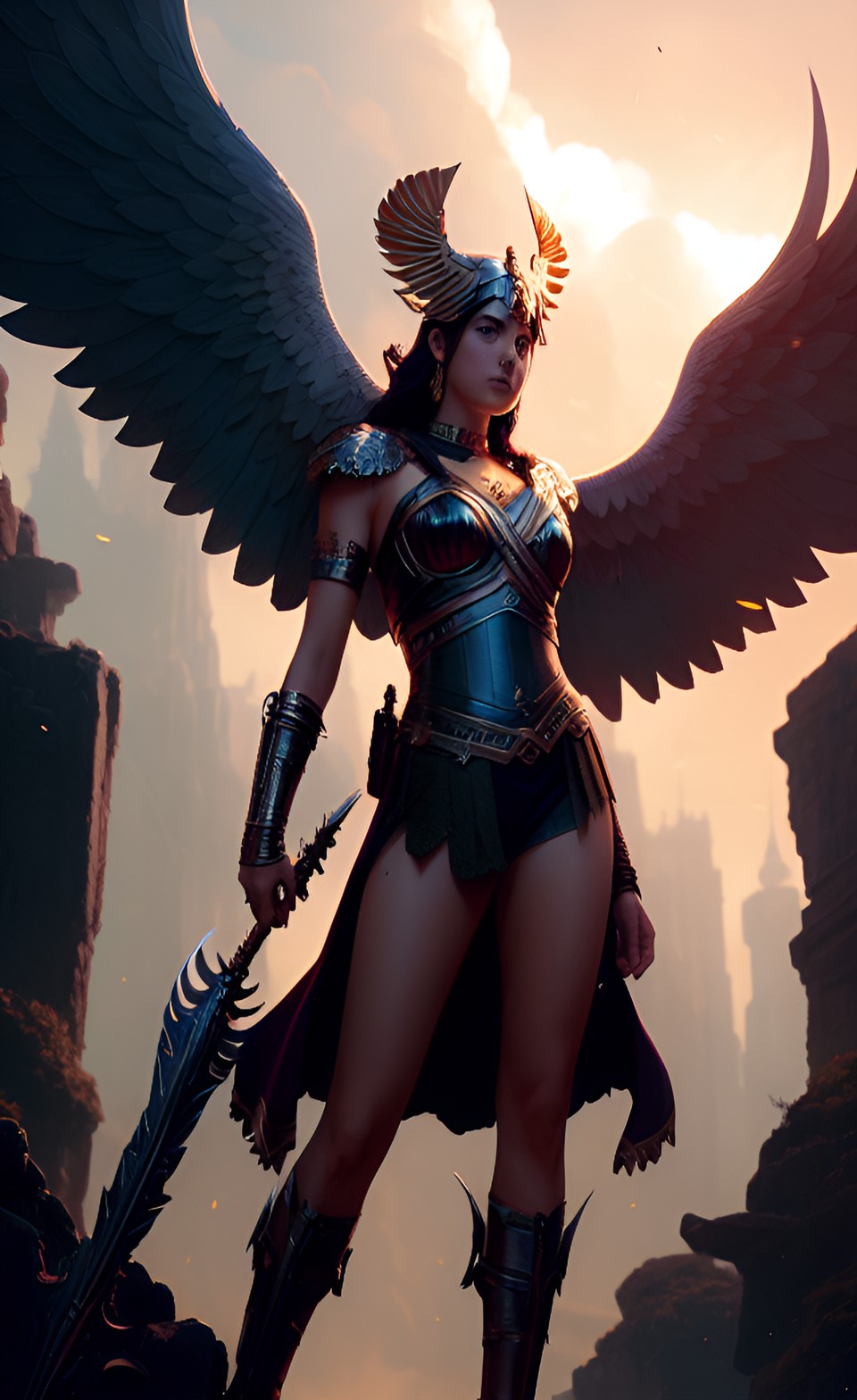 Valkyrie’s Sword - a gorgeous mythological valkyrie from valhalla preview