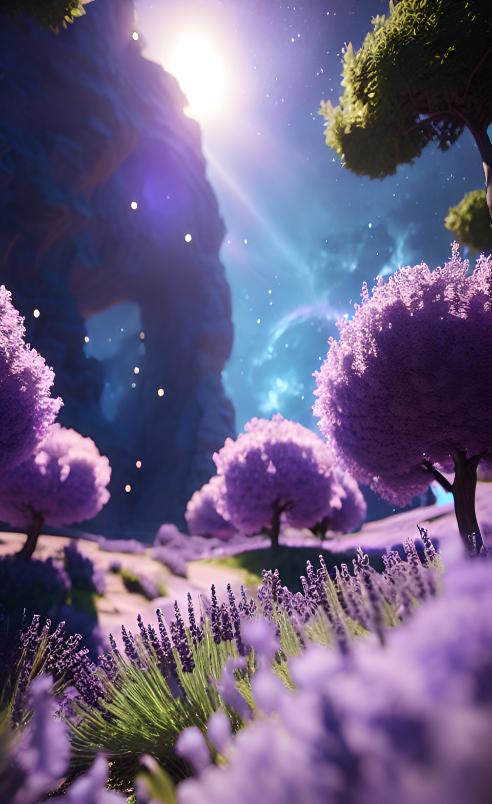 Lavender Gardens - lavender stardust preview