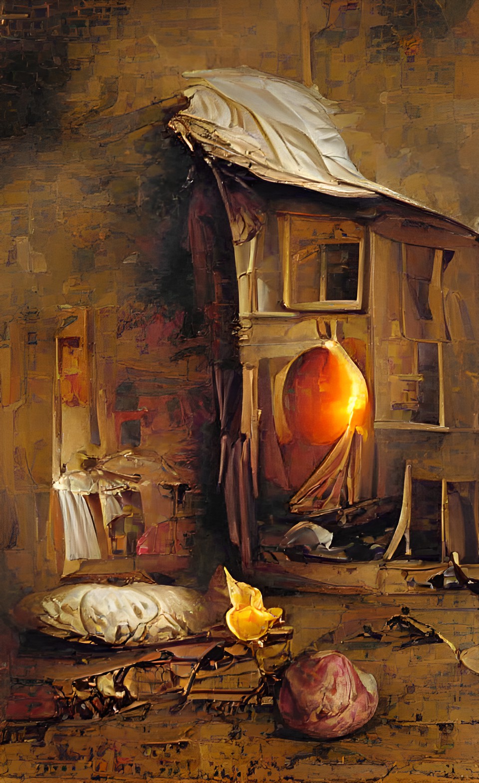 the simple home broke open like an egg, and the light of hope and glory poured out into a cold and dreary world preview