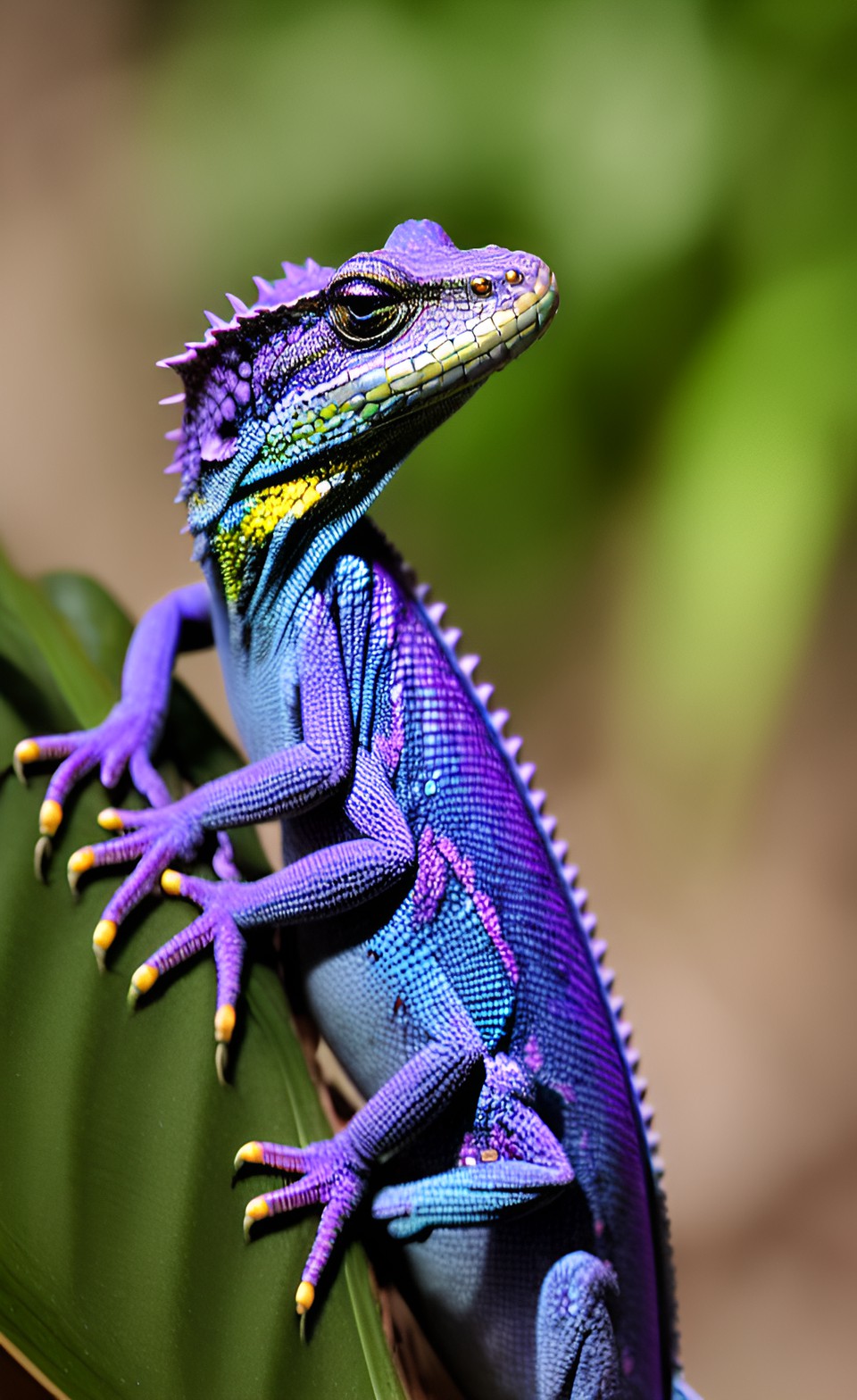 purple skin lizard preview