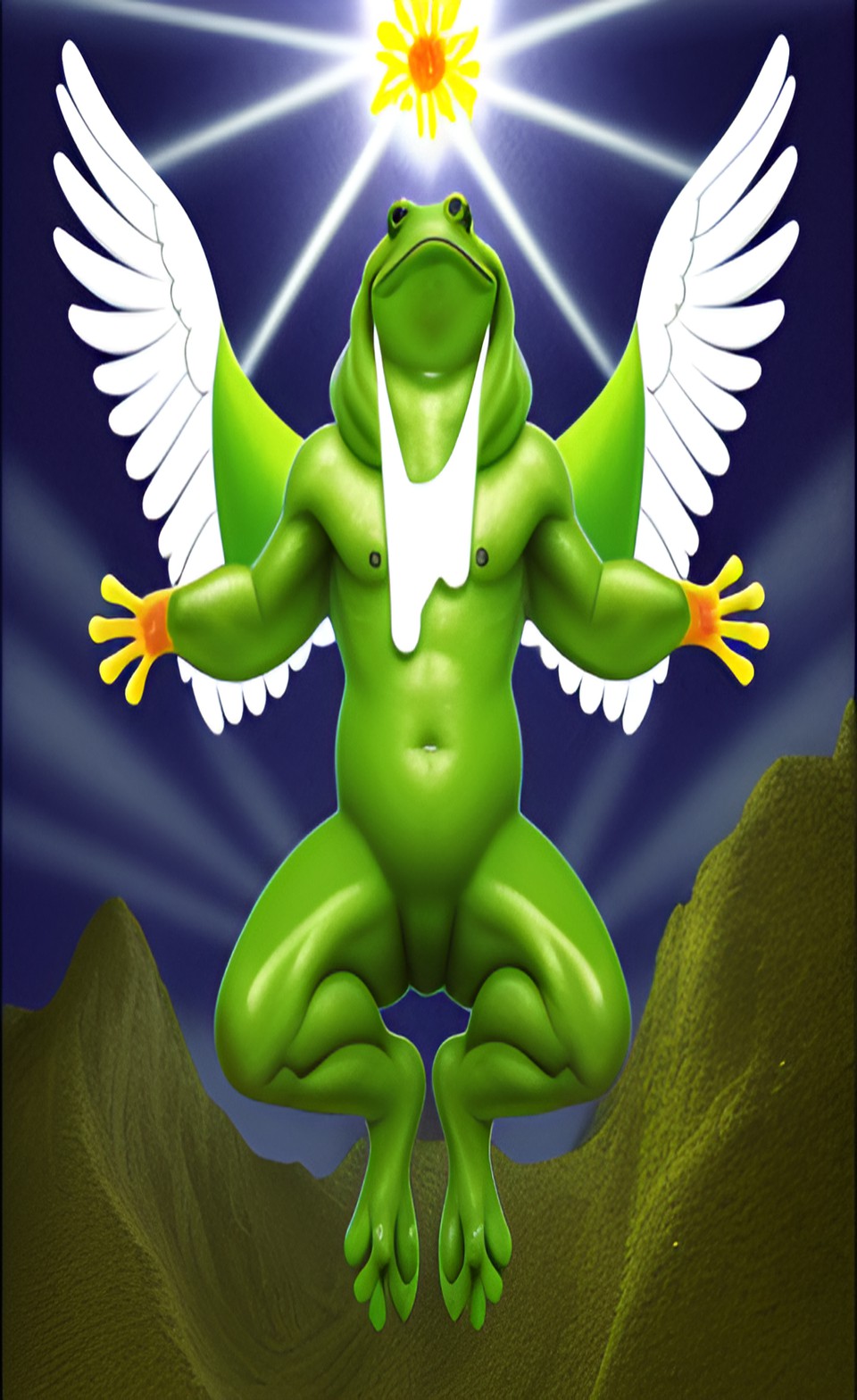 frog jesus descends from heaven preview