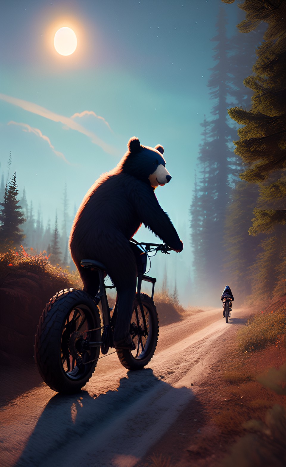 fatbike bear ride road preview