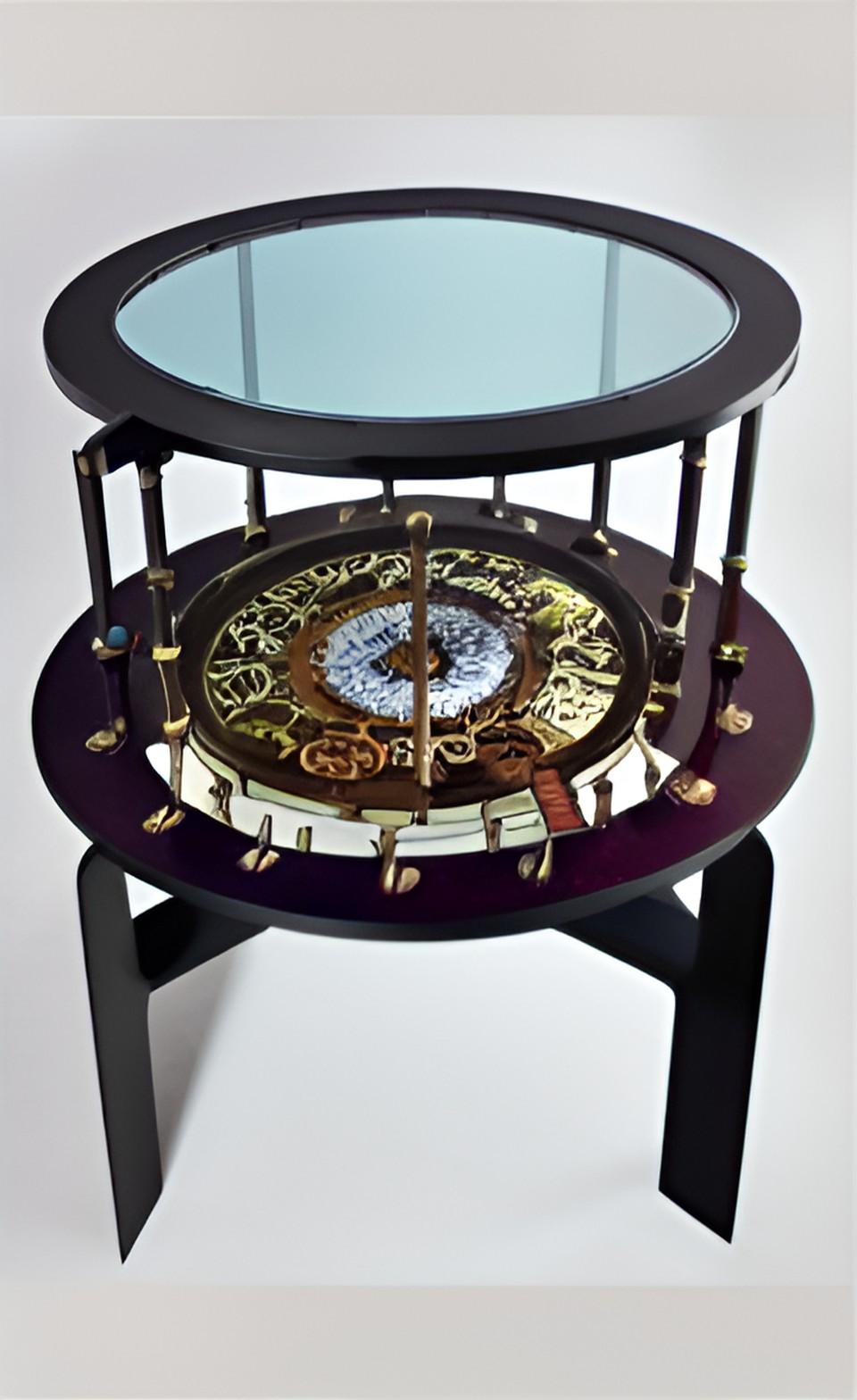 steampunk circular table preview