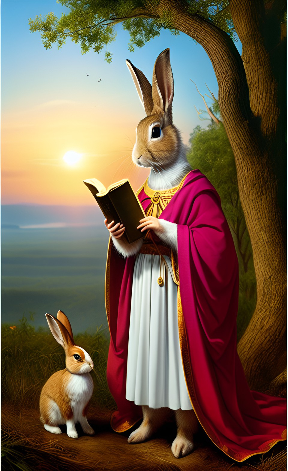 bible, rabbit, very early, before dawn, worship god first, devotions, prayer,  thank god for the day, before sunrise preview