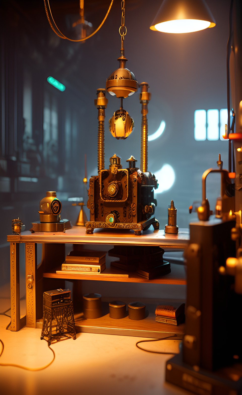 "frankensteins laboratory, steam punk, horror, or best toy ever" preview