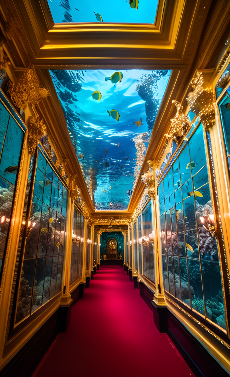 hall of mirrors underwater preview