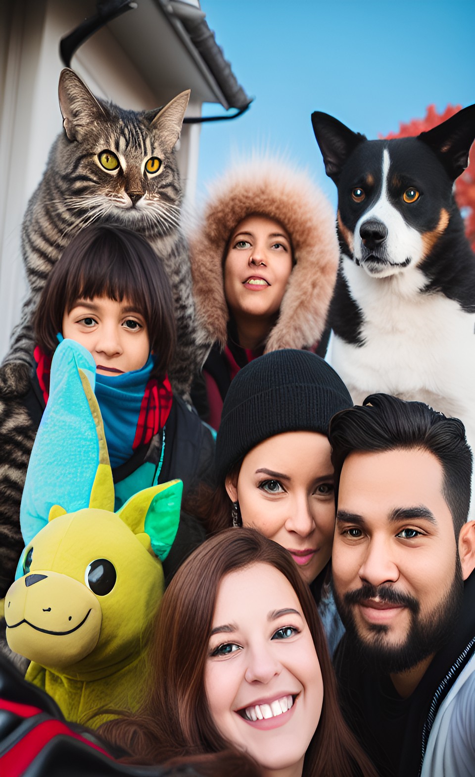 familiars group selfie preview