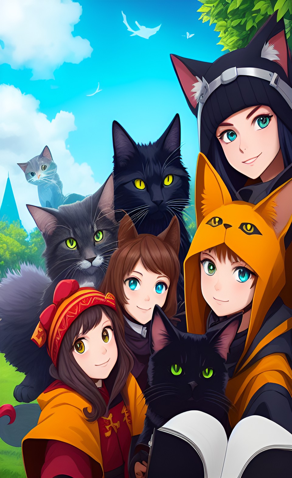 ￼familiars group selfie preview