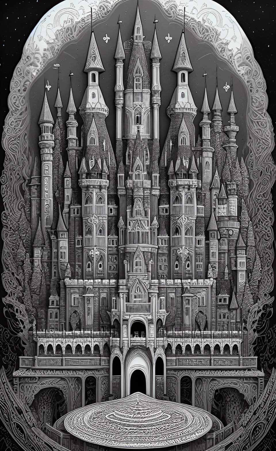 intricate castle by joe fenton preview