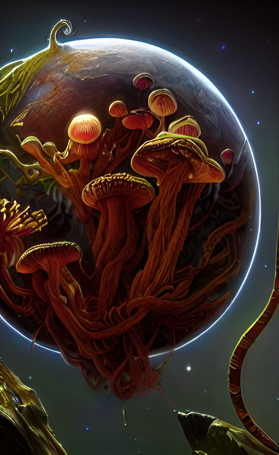 Let’s Trip - a mystical, psychoactive, floating planet of hallucinogenic mushrooms and serpents preview