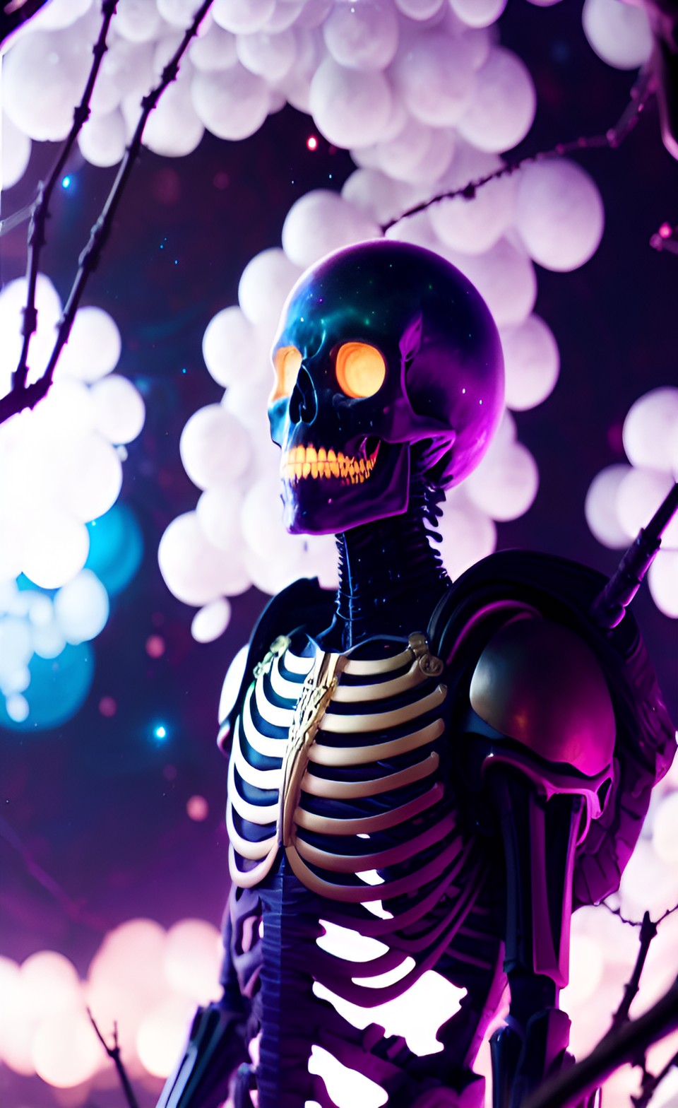 cosmic skeleton covered in the universe preview