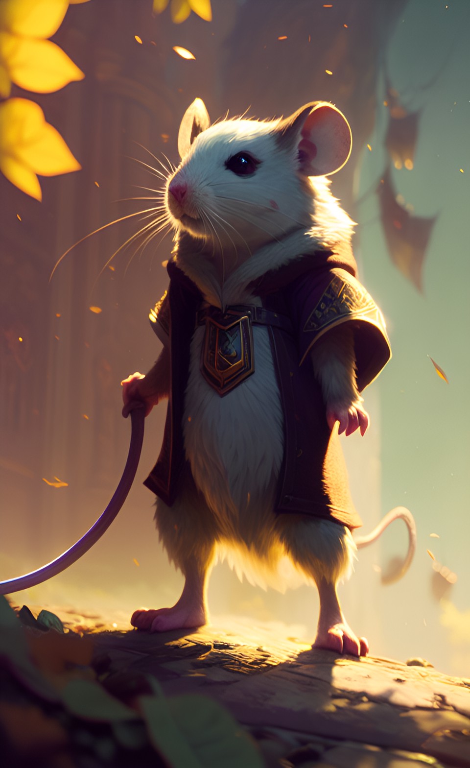 mouse wearing fantasy clothes preview