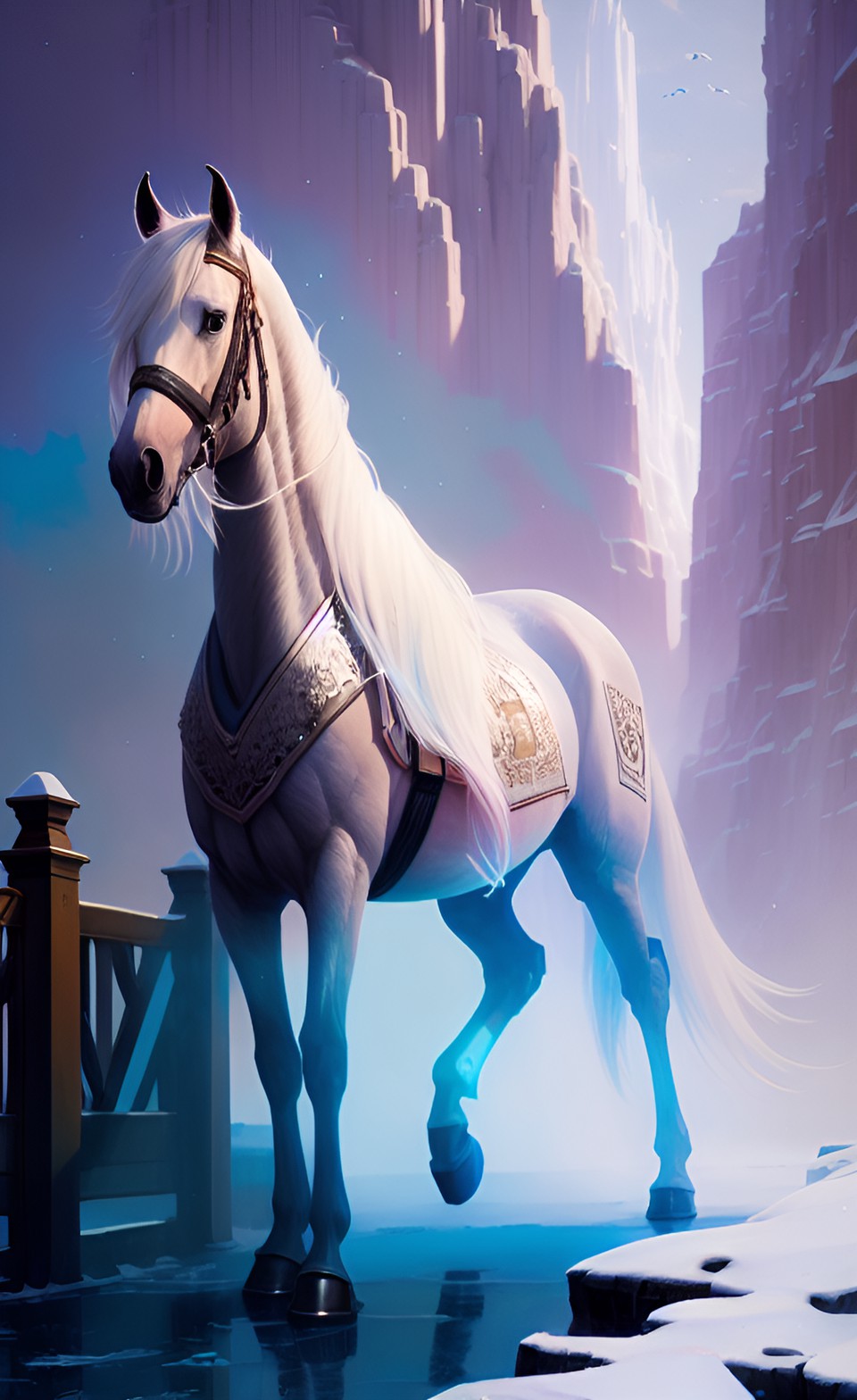 Dreams - a horse made of ice preview