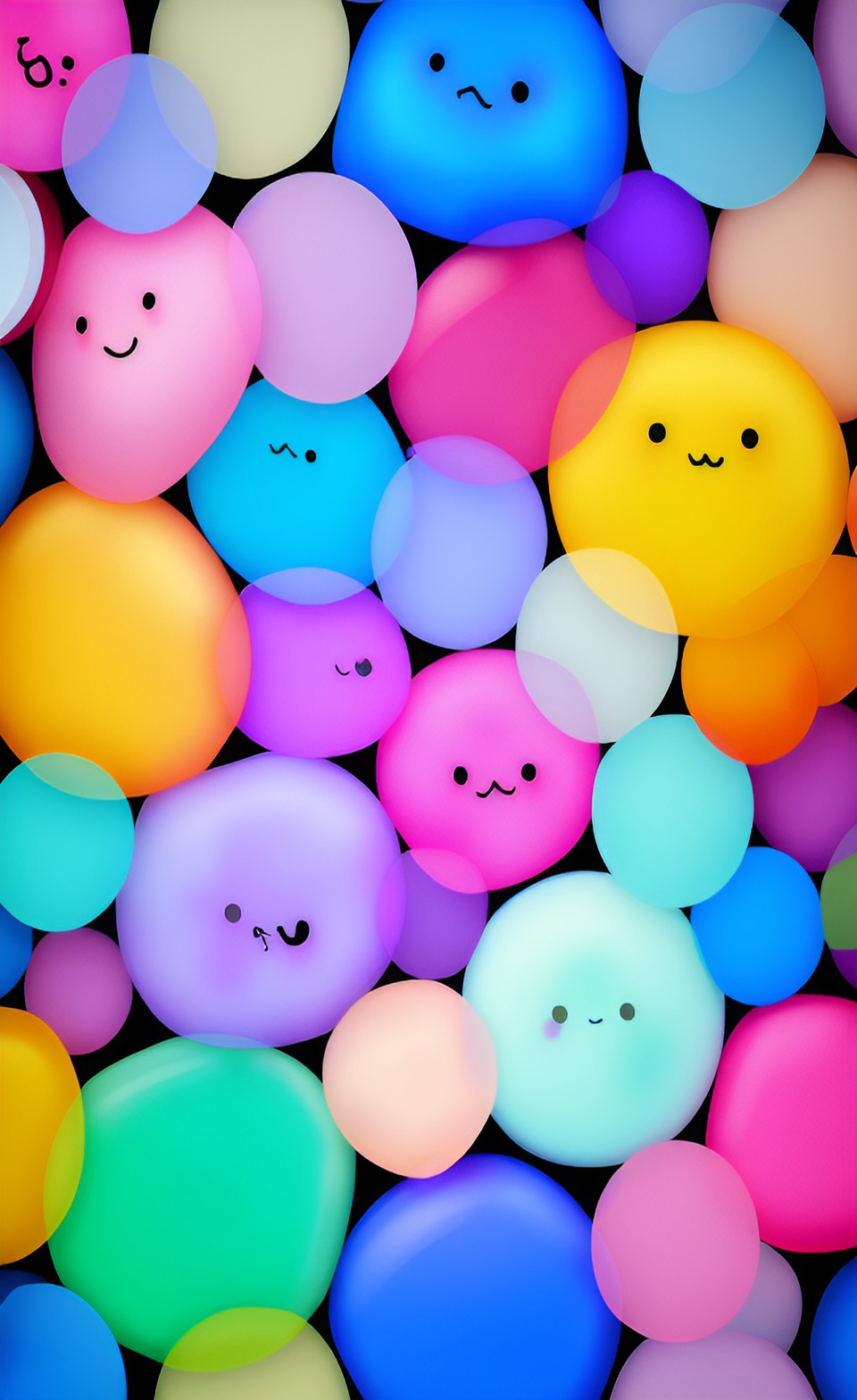 yeah! - pastel colors and kawaii blobs preview