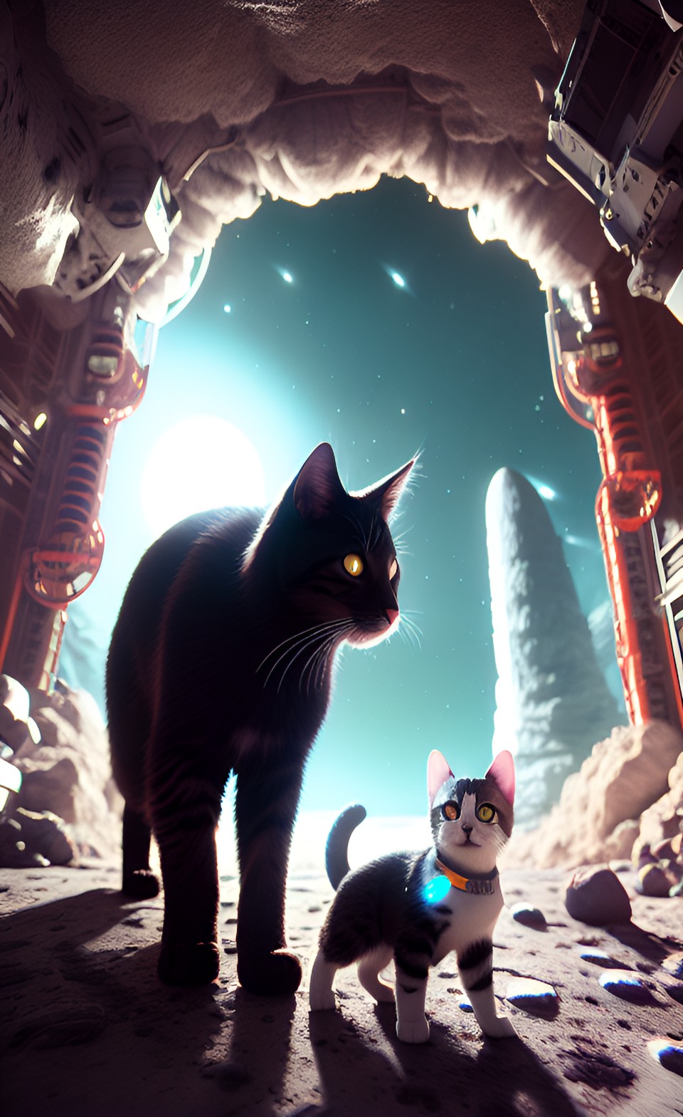 cat people live on the moon preview