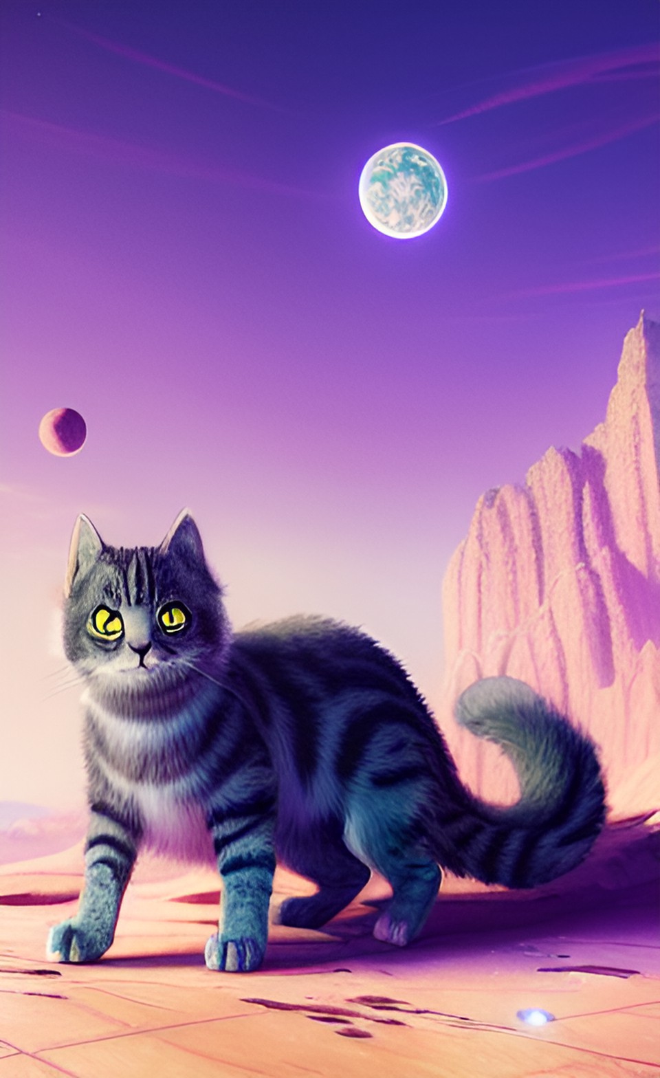 cat people live on the moon preview