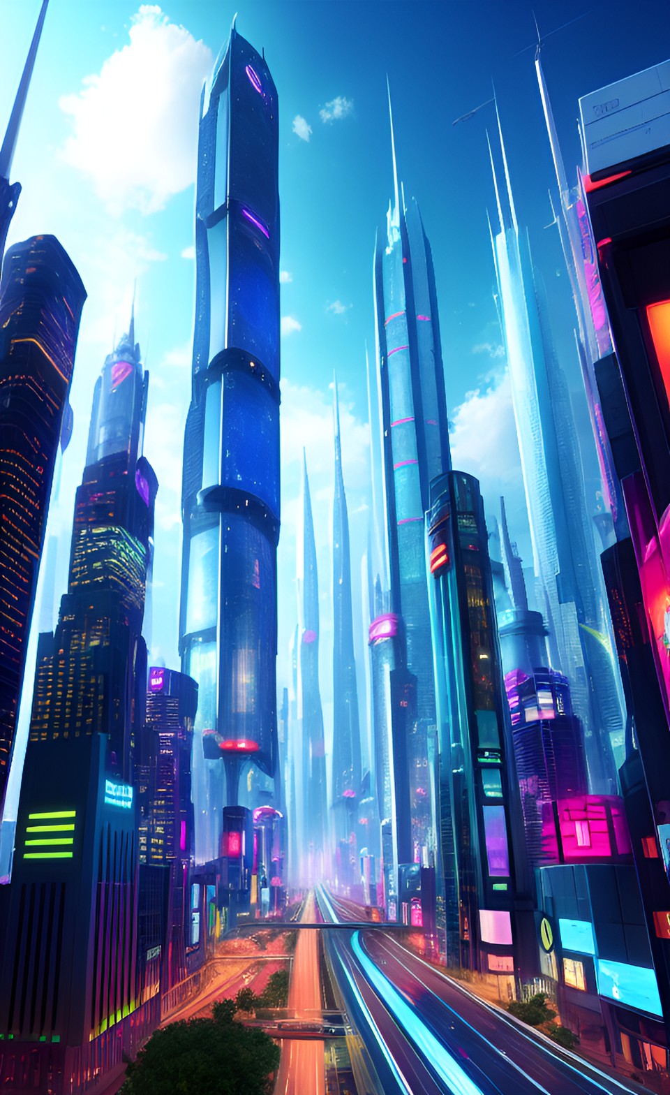 futuristic city preview