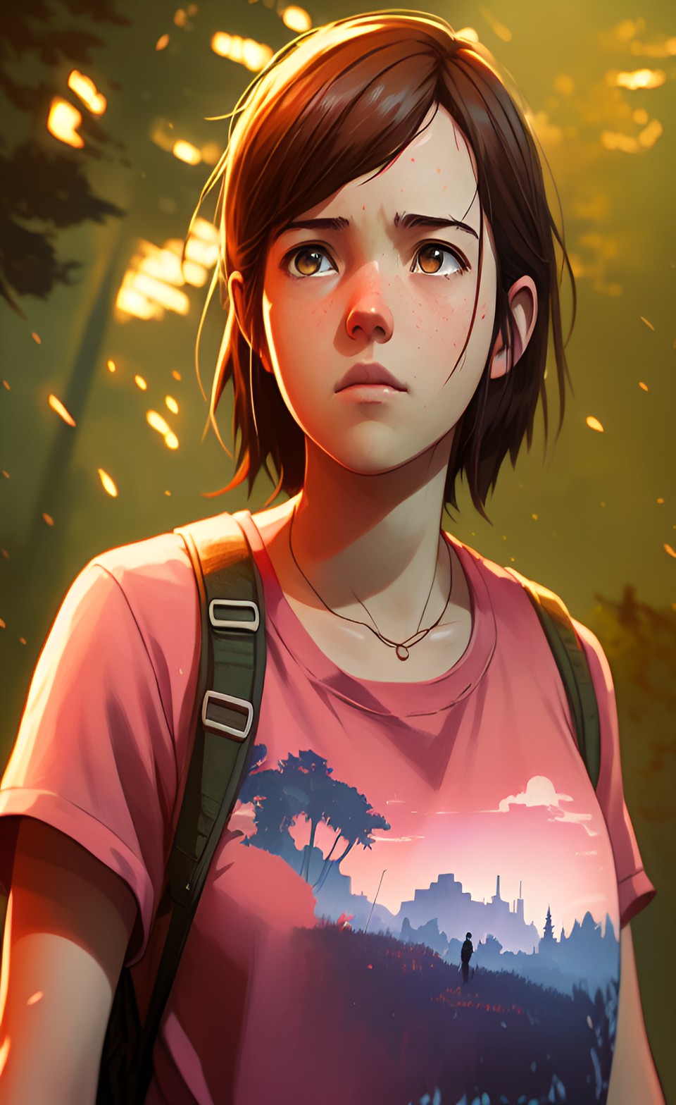 the last of us, ellie, closeup preview