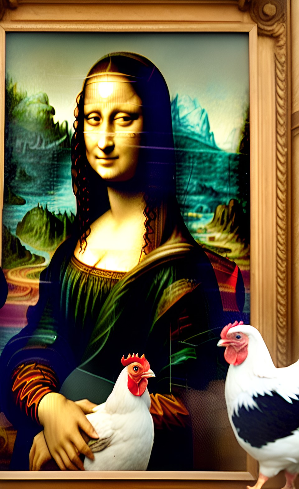 mona lisa chickens preview