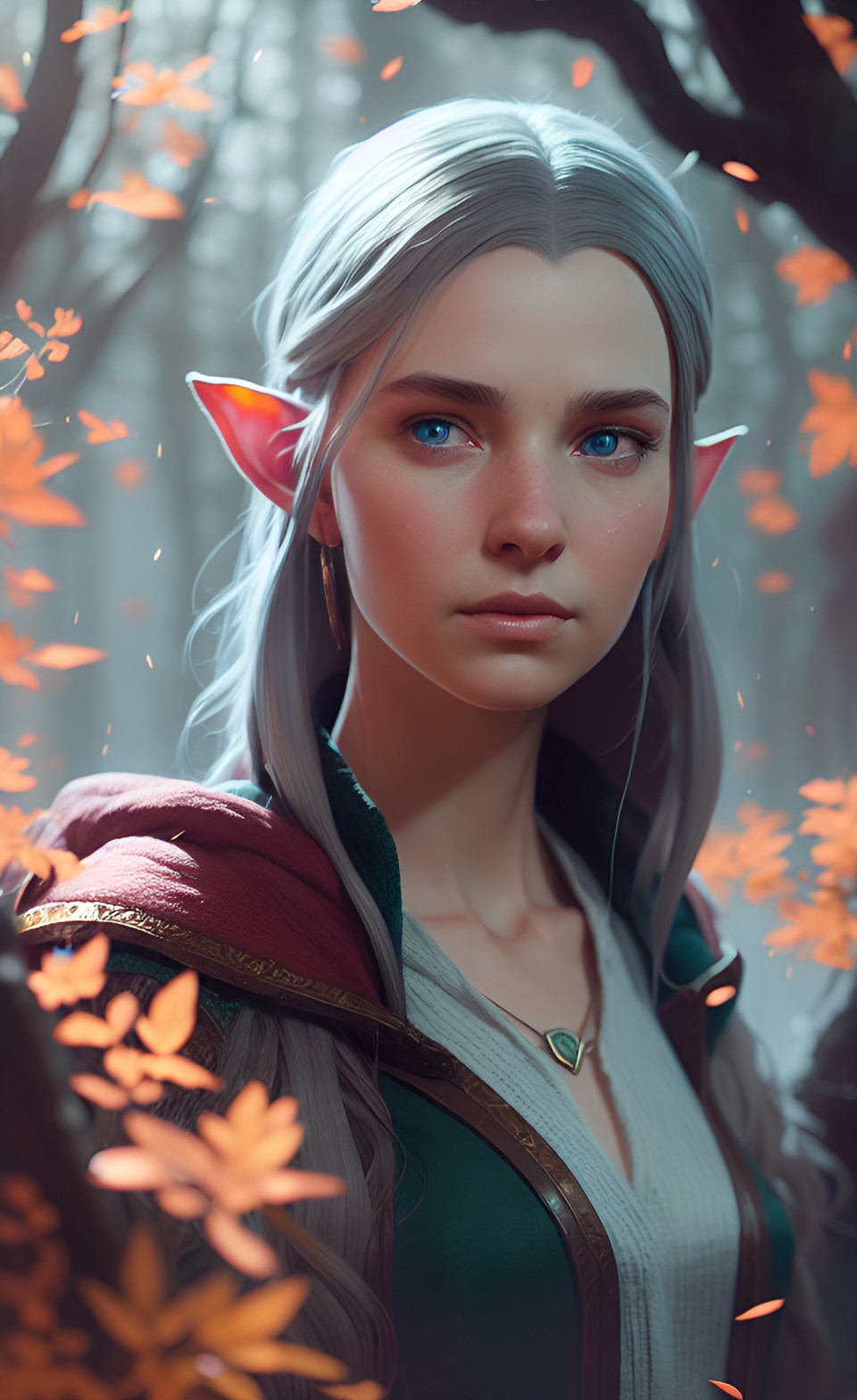 craquelure portrait of elf preview