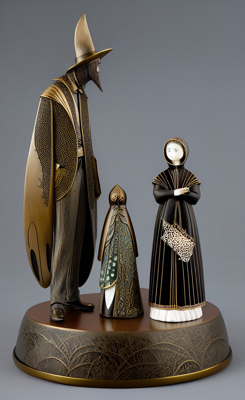 "edward gorey" "kay nielsen" bronze statues preview