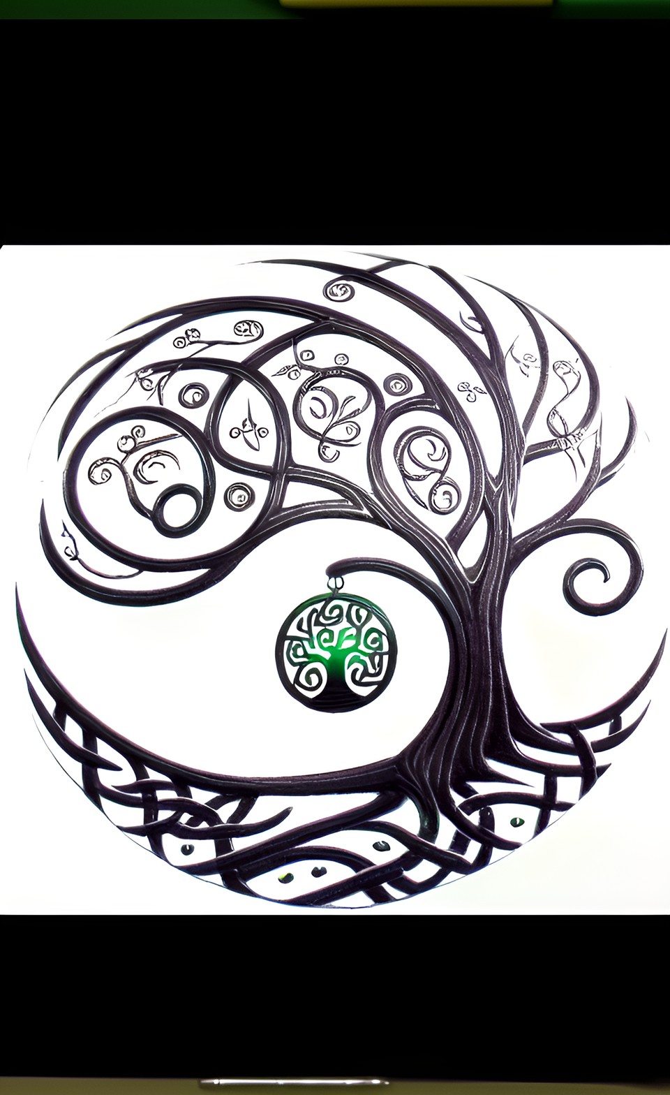 celtic tree of life yggdrasil celtic knot sketch curvy preview