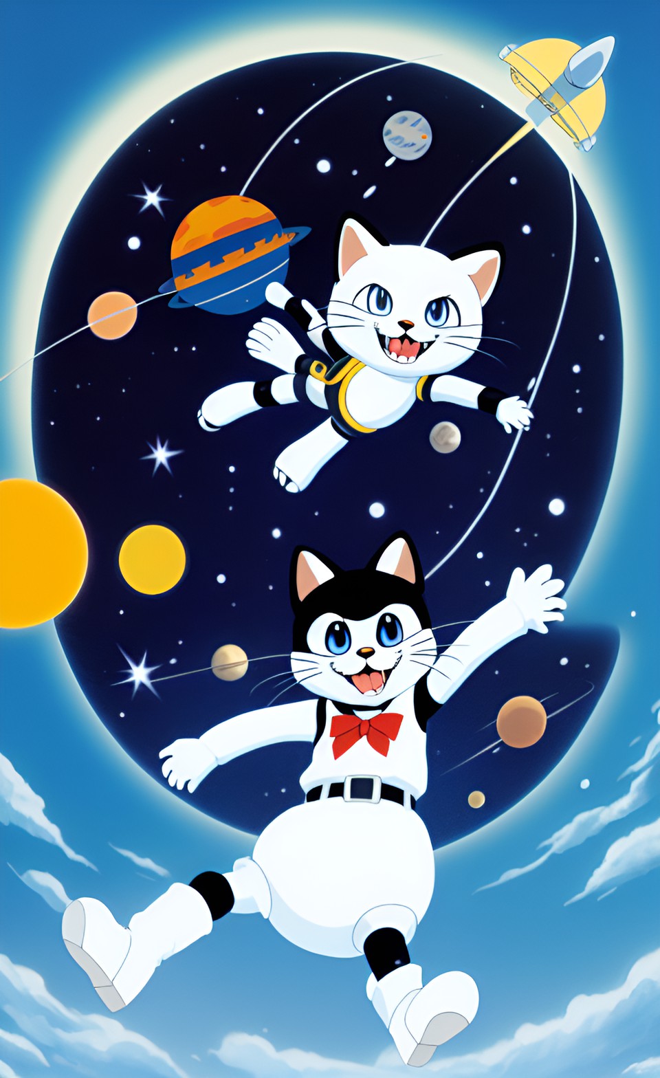 felix the cat ghibli animation outer space preview