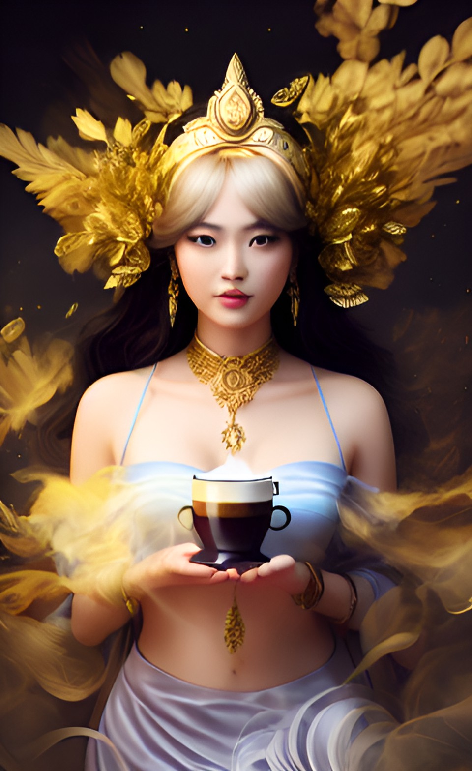 If Coffee had a God - a goddess of coffee preview